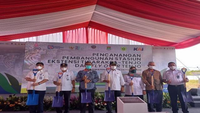 ground breaking tod kota podomoro tenjo
